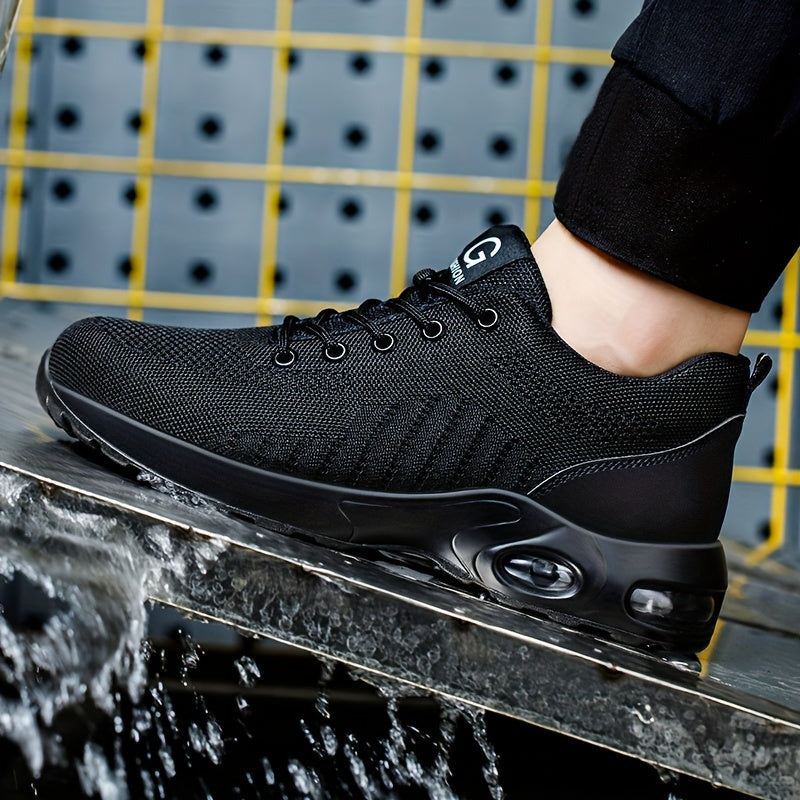 Herresneaker med Stålhette – Säkerhet och Stil för Arbete