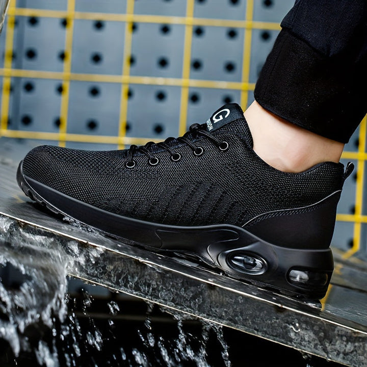 Herresneaker med Stålhette – Säkerhet och Stil för Arbete