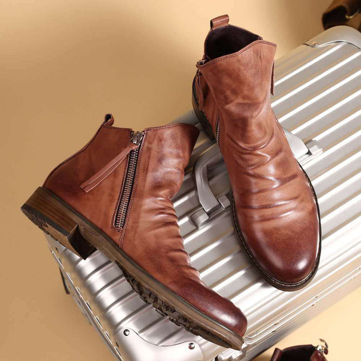 Boots för Herrer - Modern Design med Halksäker Sula