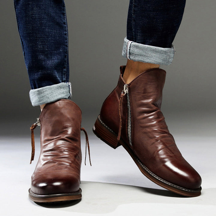 Boots för Herrer - Modern Design med Halksäker Sula