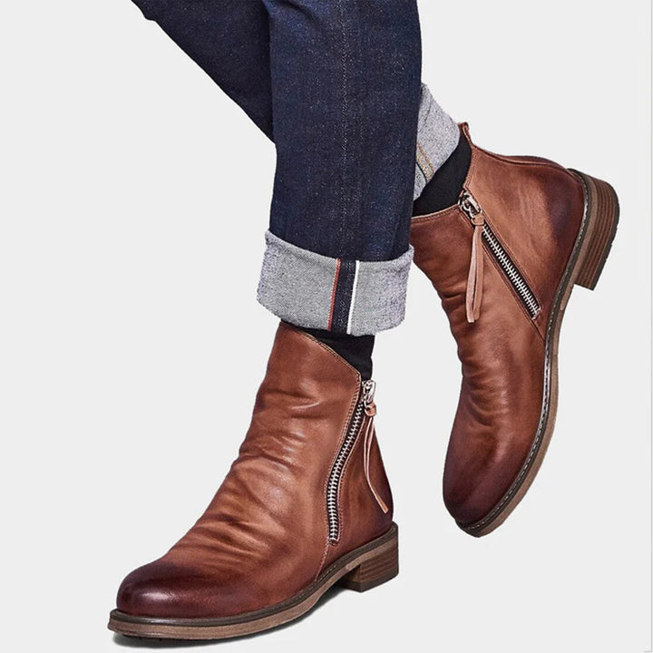 Boots för Herrer - Modern Design med Halksäker Sula