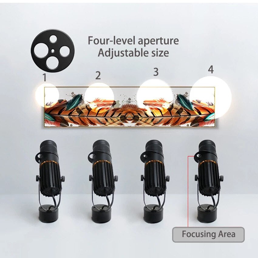Modern Justerbar LED-Spotlight för Inomhus Belysning