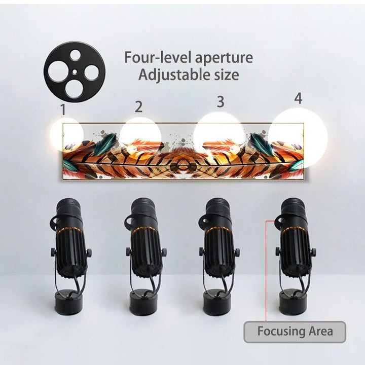 Modern Justerbar LED-Spotlight för Inomhus Belysning