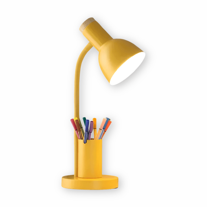 Modern LED-bordslampa med Penneholder för Hemmekontor