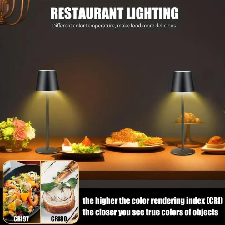 LED-bordslampa - Touch-funktion | Uppladdningsbar | Modern