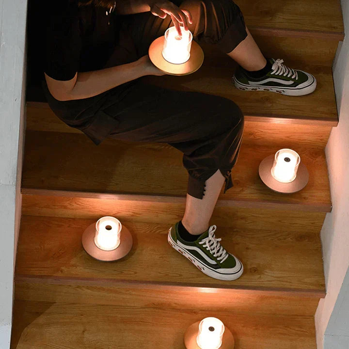Modern LED-induksjonsstearinlys - Elegant och Säkert