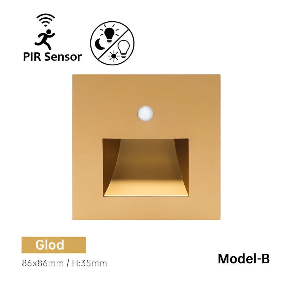 LED Trinnlys med Bevegelsessensor – Stilfull och Säker Belysning