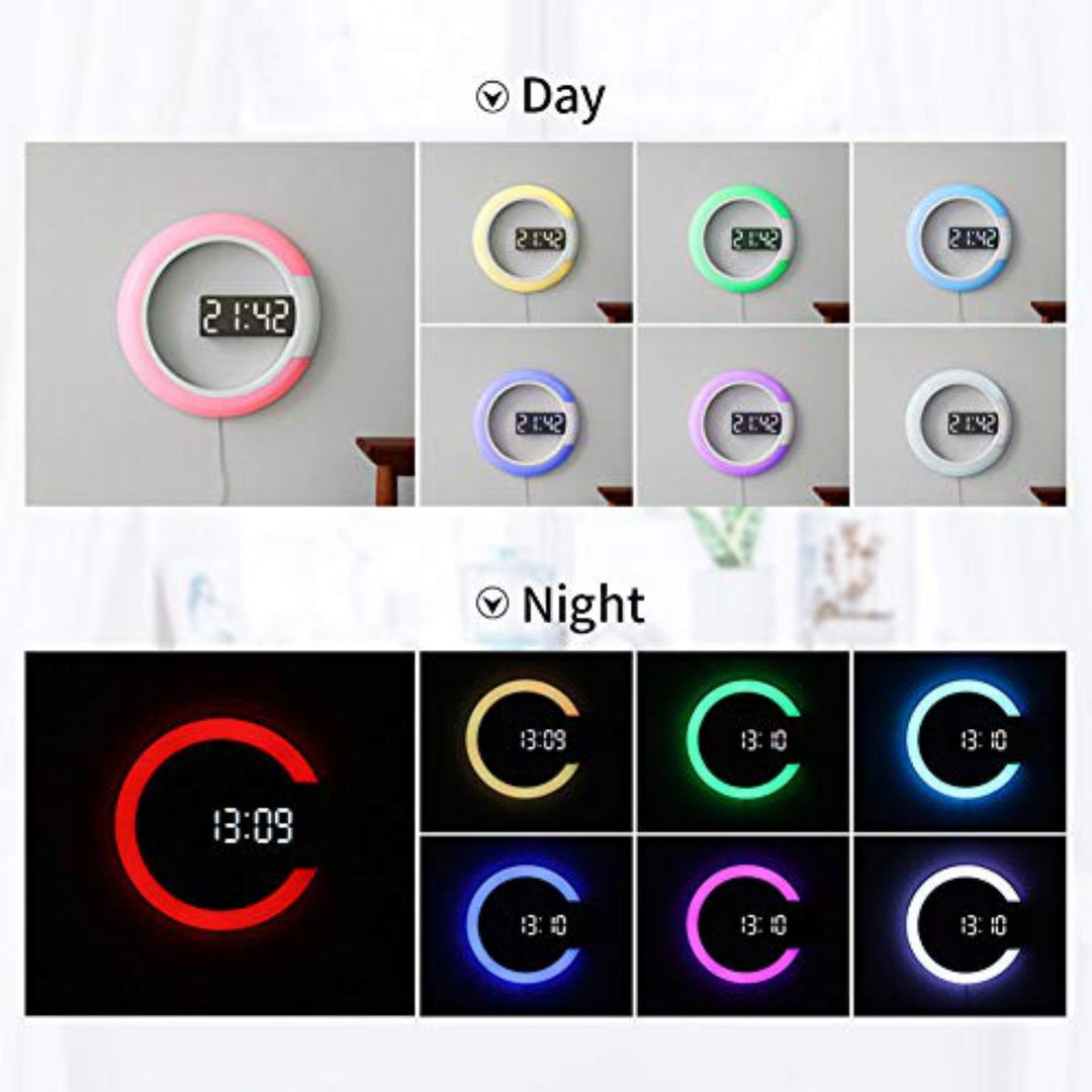 Modern LED Veggklokke för Tidlös Stil och Funktionalitet