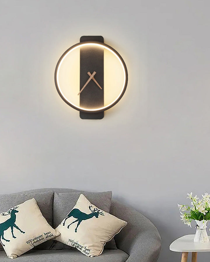 Modern LED Veggklokke – Tidlös Elegans för Ditt Hem