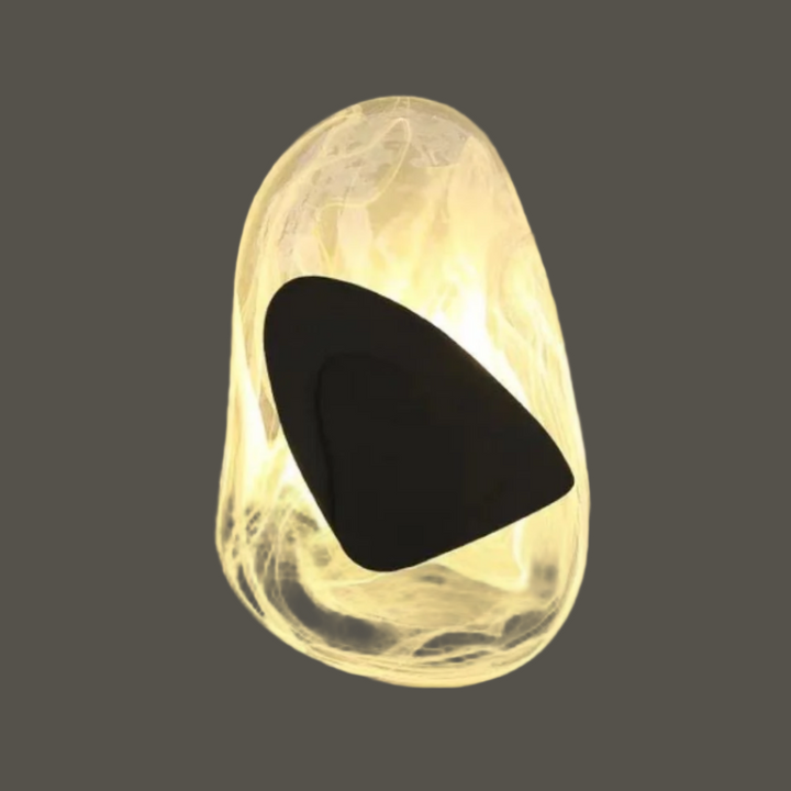 Modern LED Vägglampa i Glas - Guld och Svart Alternativer