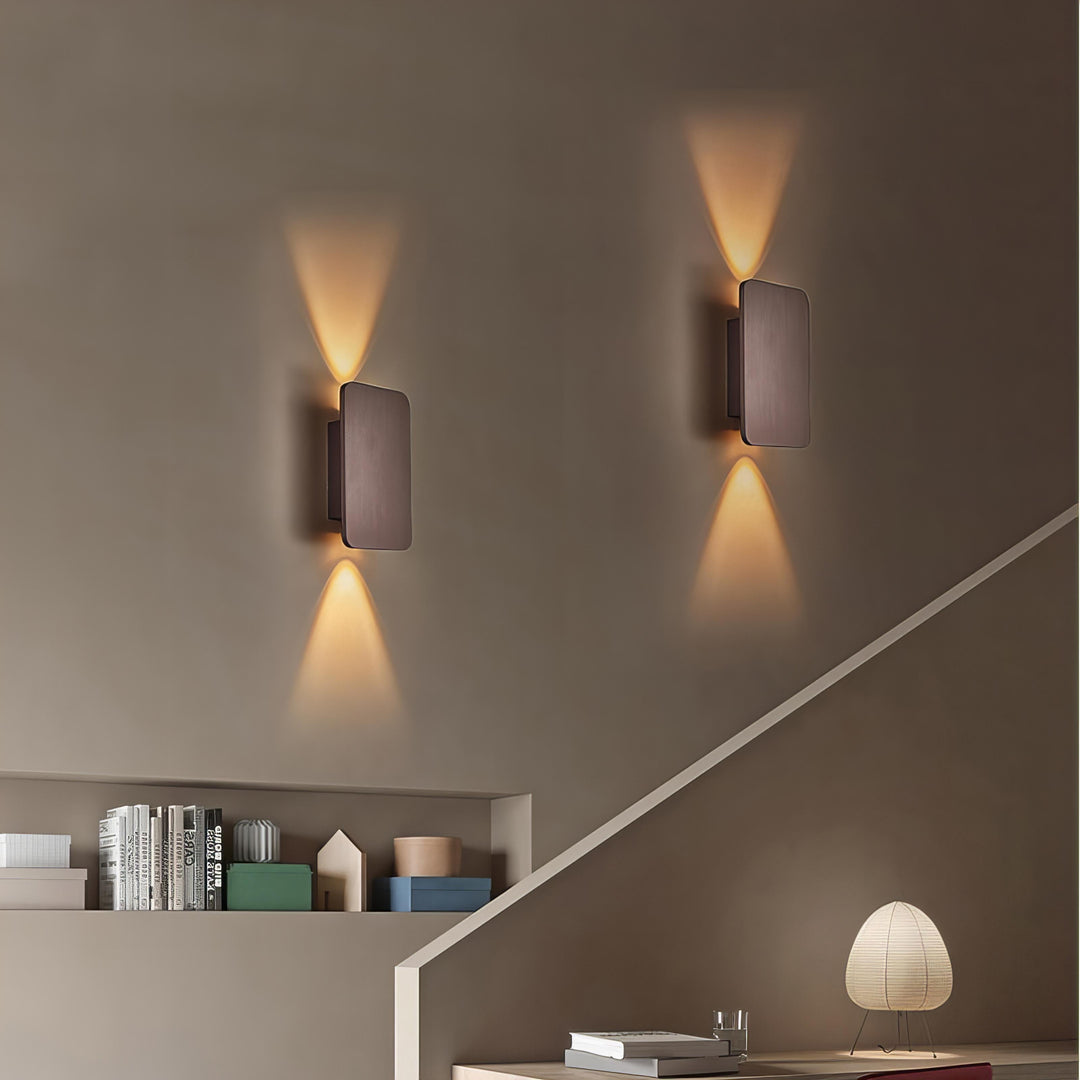 Modern Vägglampa | Justerbar Rektangulär Design - LED