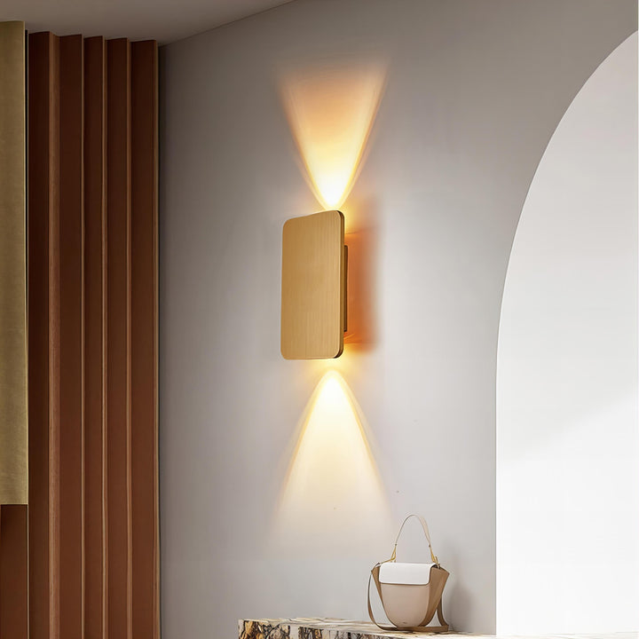 Modern Vägglampa | Justerbar Rektangulär Design - LED
