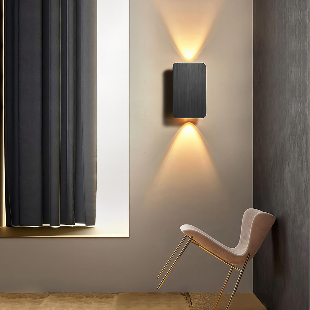 Modern Vägglampa | Justerbar Rektangulär Design - LED