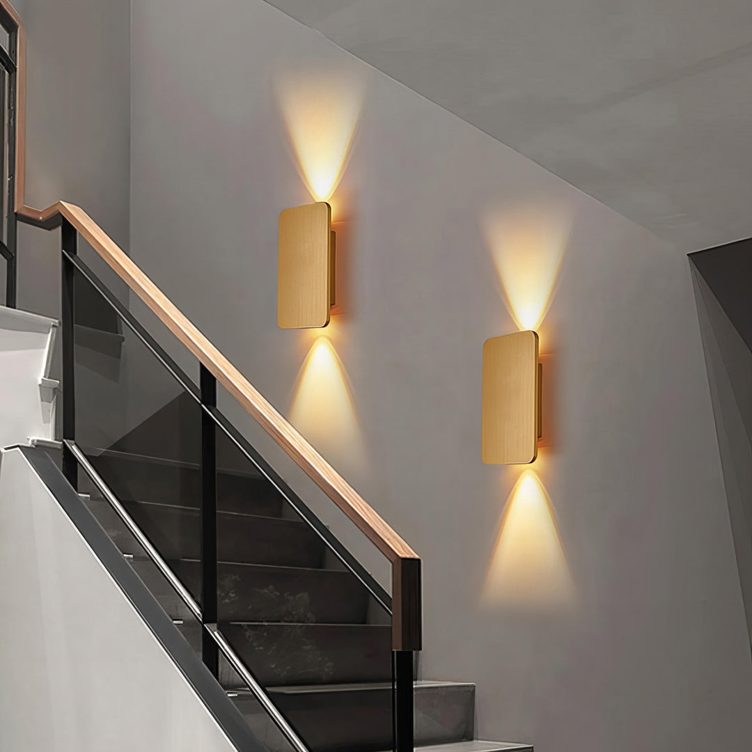 Modern Vägglampa | Justerbar Rektangulär Design - LED
