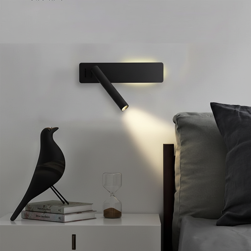 Modern LED Vägglampa för Lesing – Justerbar &amp; Stilfull