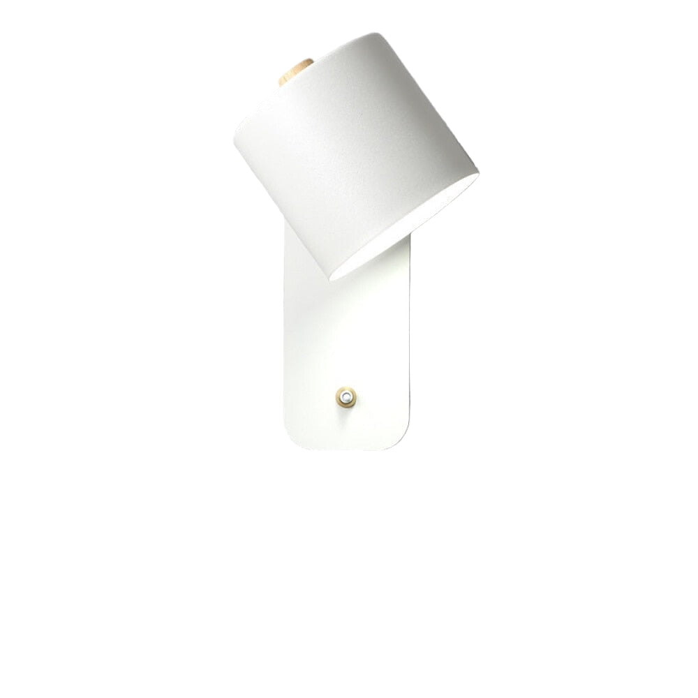 Modern LED Vägglampa för Hemmet med Praktisk Bryter