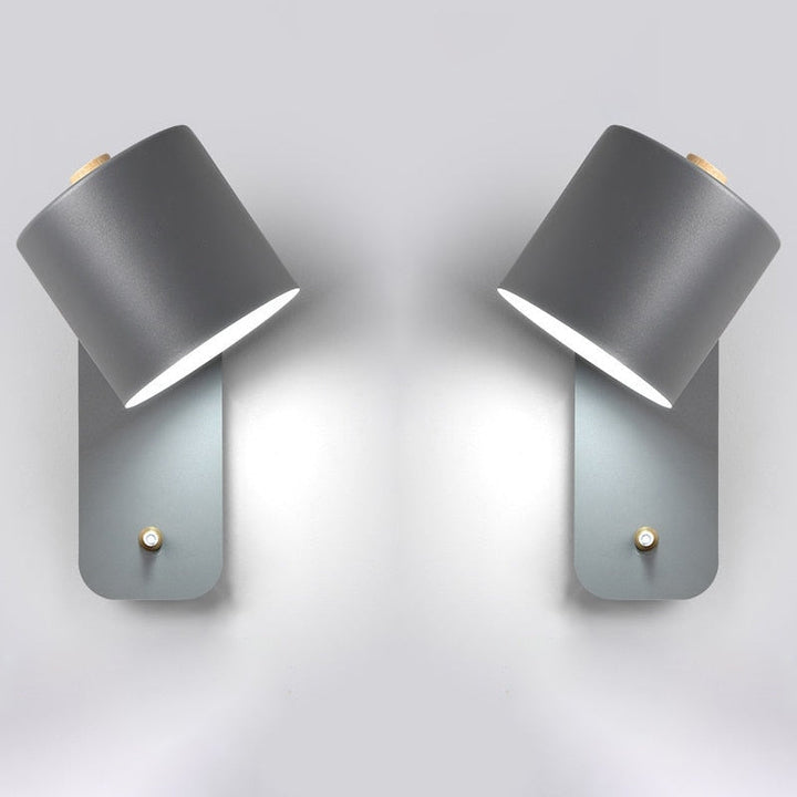 Modern LED Vägglampa för Hemmet med Praktisk Bryter