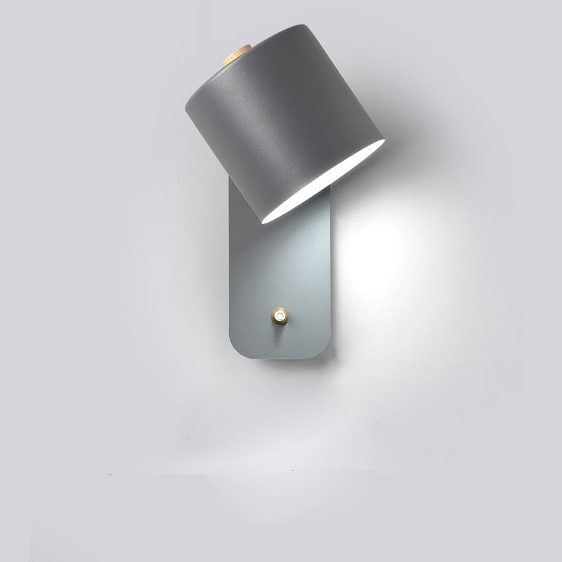Modern LED Vägglampa för Hemmet med Praktisk Bryter