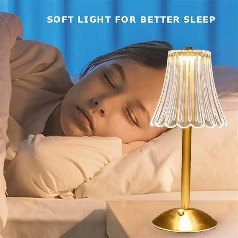 Uppladdningsbar Dimmbar Bordslampa för Sovrum och Vardagsrum – Modern Design