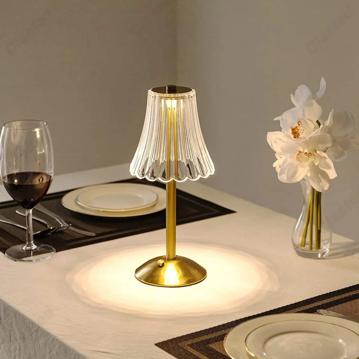 Uppladdningsbar Dimmbar Bordslampa för Sovrum och Vardagsrum – Modern Design