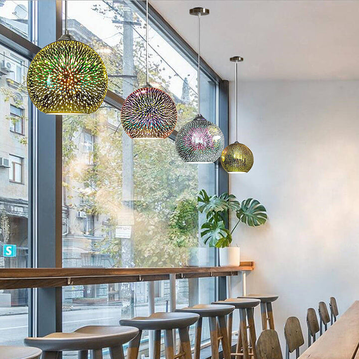 Modern Pendellampa med Unikt 3D-Design för Hemmet