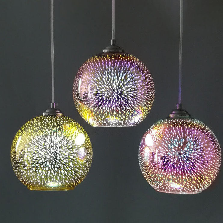 Modern Pendellampa med Unikt 3D-Design för Hemmet