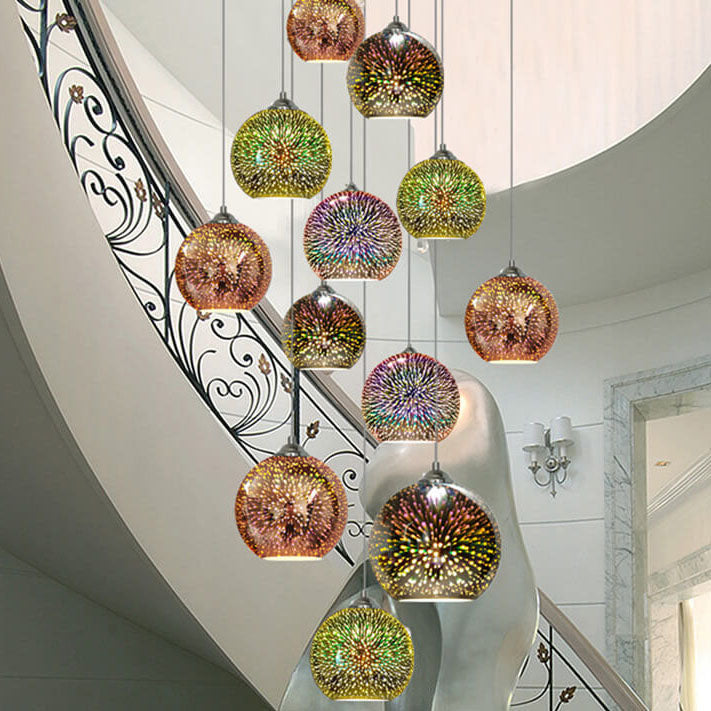 Modern Pendellampa med Unikt 3D-Design för Hemmet
