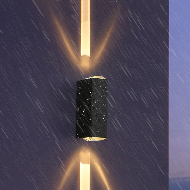 Modern Rektangulär Utomhus Vägglampa LED – 6W/10W