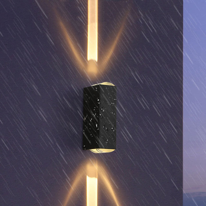 Modern Rektangulär Utomhus Vägglampa LED – 6W/10W