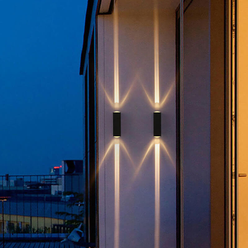 Modern Rektangulär Utomhus Vägglampa LED – 6W/10W