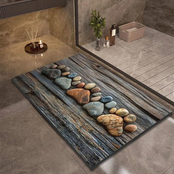 Halksäker och Hurtigtörkende Badematte – Modern Design