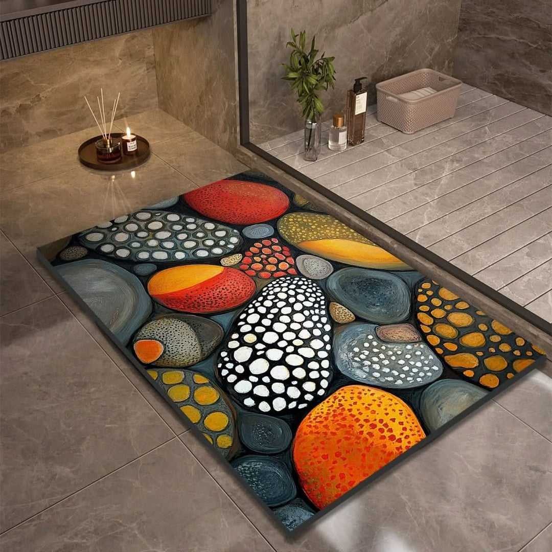 Halksäker och Hurtigtörkende Badematte – Modern Design