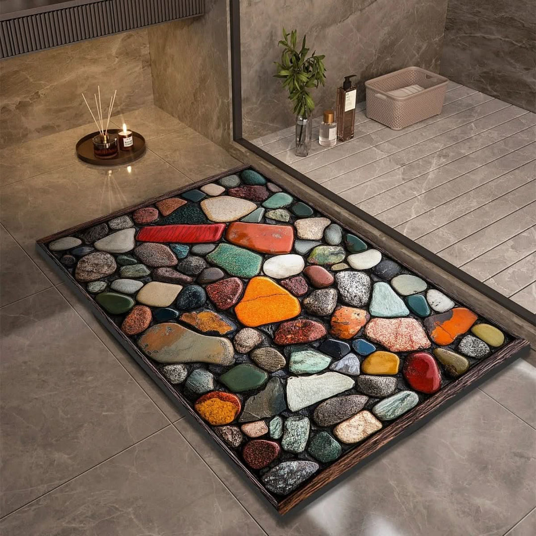 Halksäker och Hurtigtörkende Badematte – Modern Design