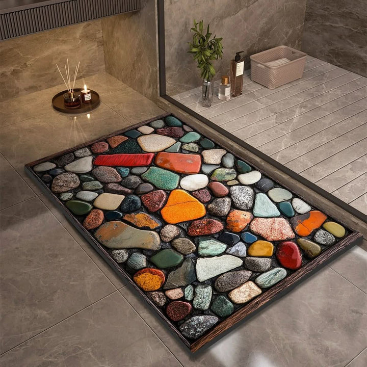 Halksäker och Hurtigtörkende Badematte – Modern Design