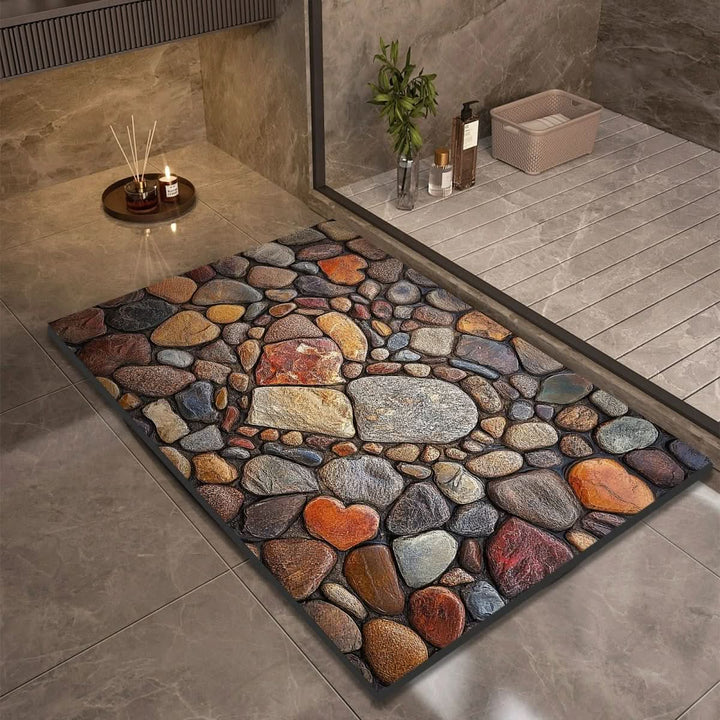 Halksäker och Hurtigtörkende Badematte – Modern Design
