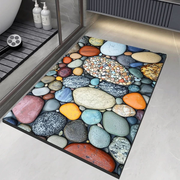 Halksäker och Hurtigtörkende Badematte – Modern Design