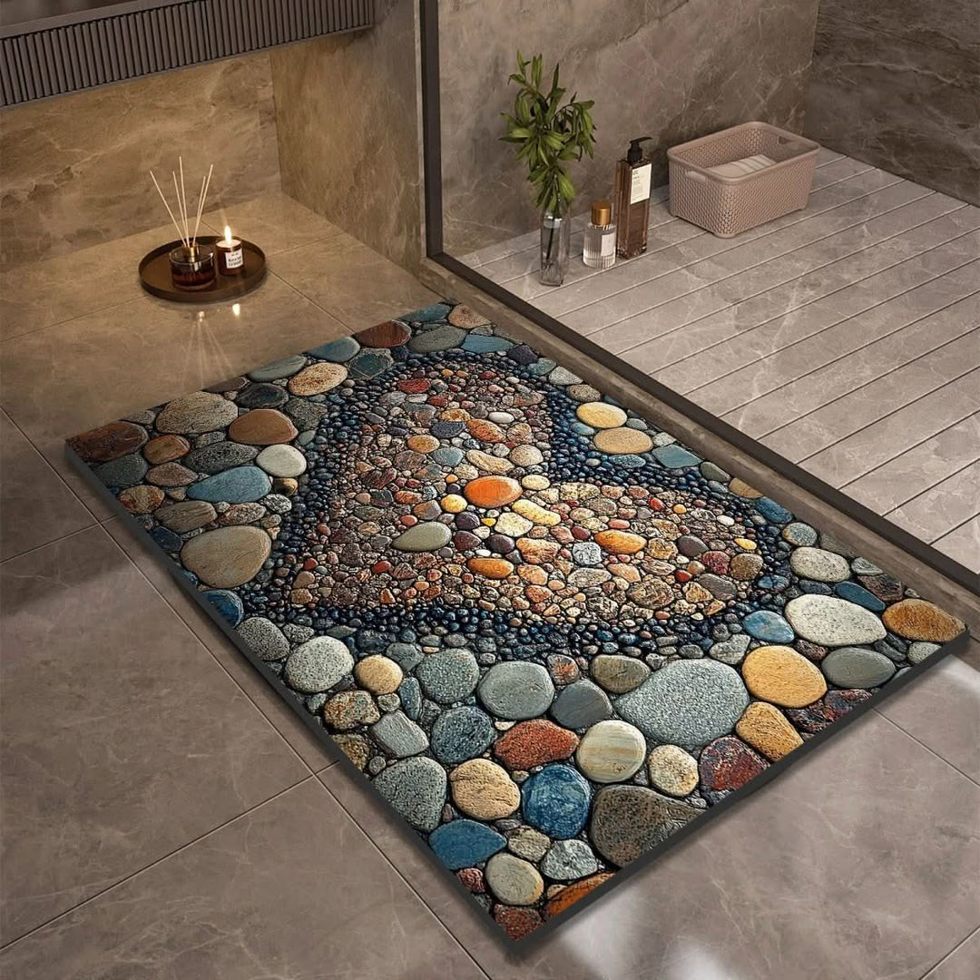 Halksäker och Hurtigtörkende Badematte – Modern Design