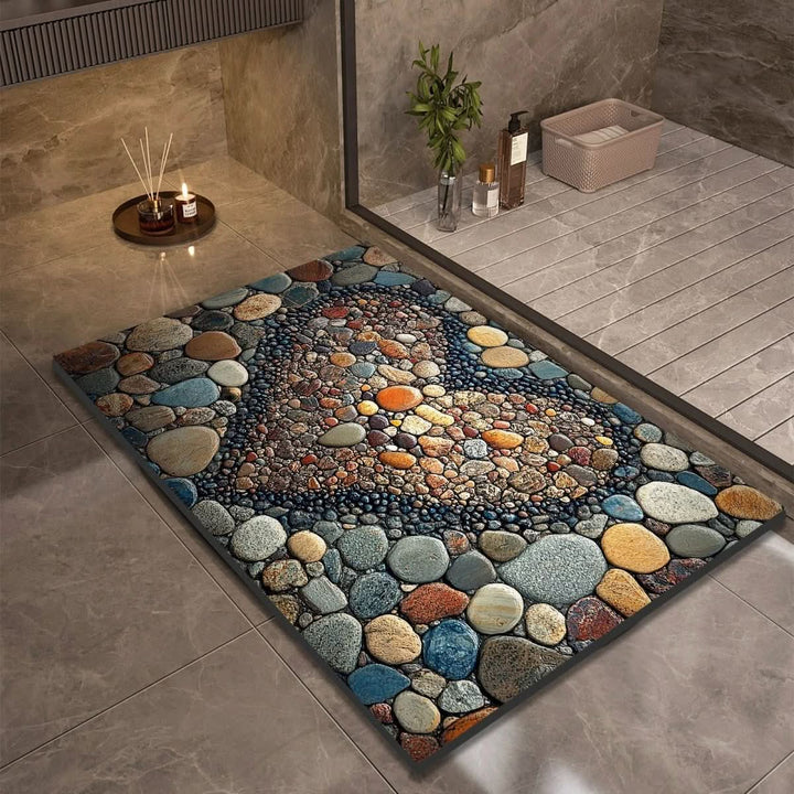 Halksäker och Hurtigtörkende Badematte – Modern Design