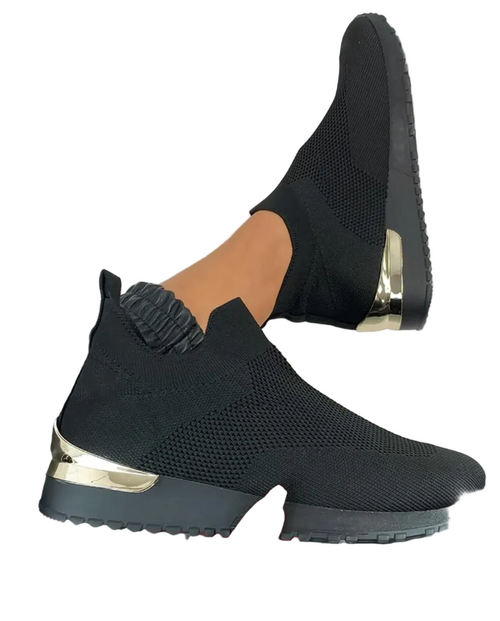 Kvinnor Modern Slip-on Sneakers – Komfort och Stil för Vardagen