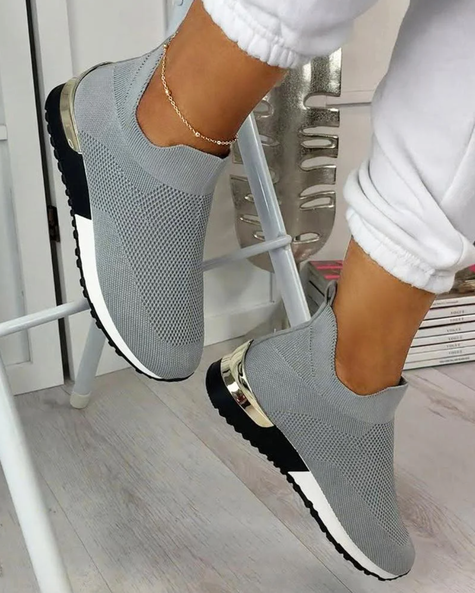 Kvinnor Modern Slip-on Sneakers – Komfort och Stil för Vardagen
