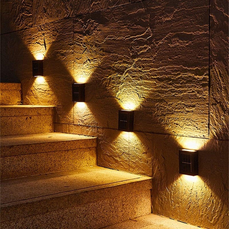 Modern Solcelledrevet Terrassevegglampe för Enkel &amp; Stemningsfull Utomhusbelysning