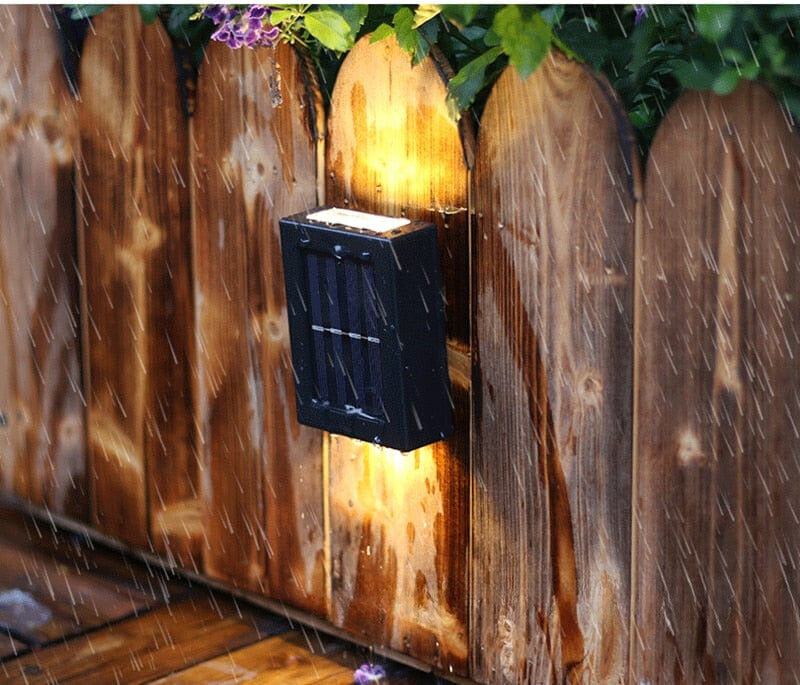 Modern Solcelledrevet Terrassevegglampe för Enkel &amp; Stemningsfull Utomhusbelysning