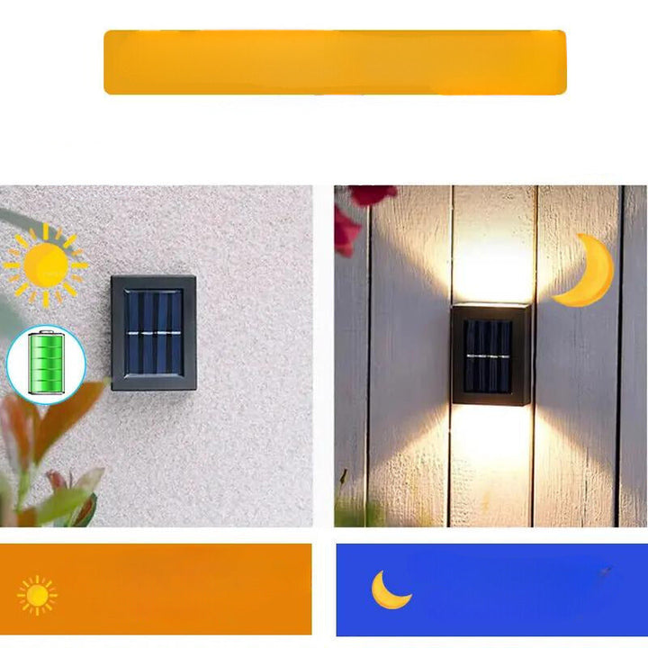 Modern Solcelledrevet Terrassevegglampe för Enkel &amp; Stemningsfull Utomhusbelysning