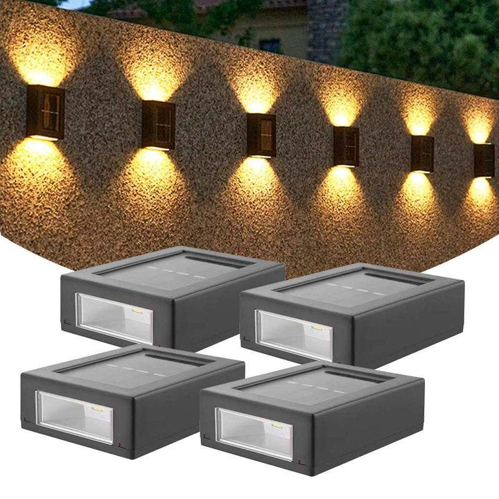 Solcelledrevne Vegglamper - IP65 Vattentäta LED Ljus