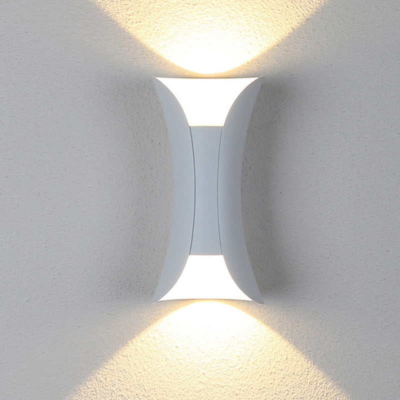 Modern LED Vägglampa - Varbestandig | UV-ljus Offentlig