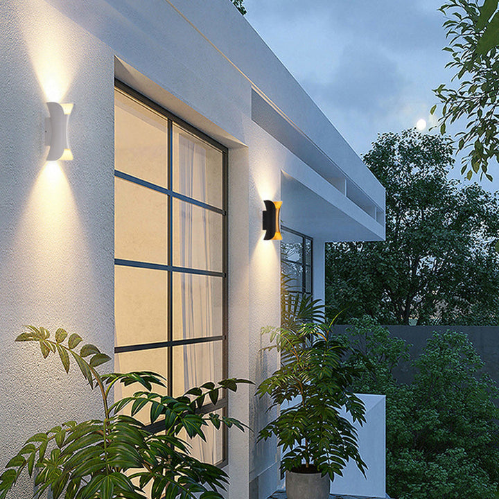 Modern LED Vägglampa - Varbestandig | UV-ljus Offentlig