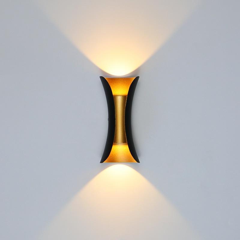 Modern LED Vägglampa - Varbestandig | UV-ljus Offentlig