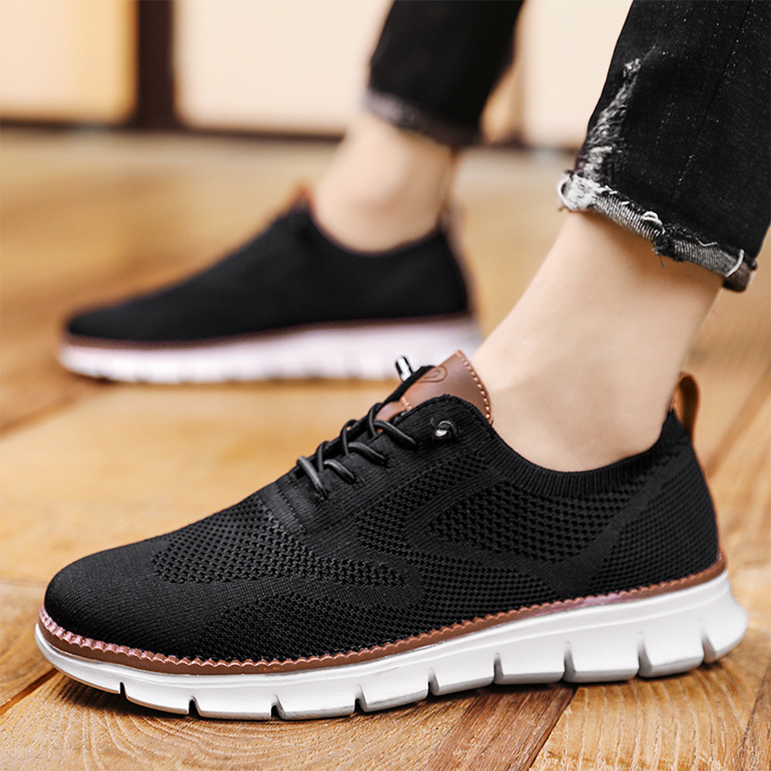 BOAZ Andningsbar Sneakers för Män - Bekväma och Snygga