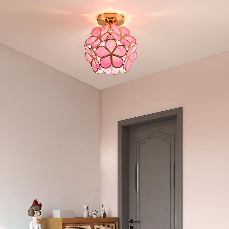 Taklampa i Blomsterdesign för Vardagsrum och Gång