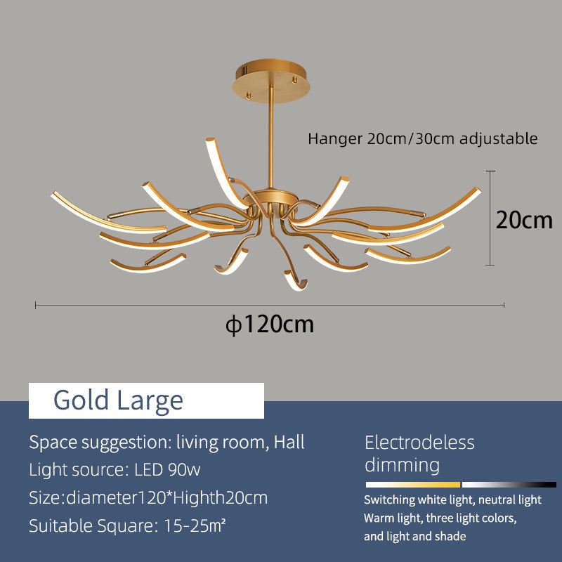 Modern Taklampa - Luster Design med LED-ljus